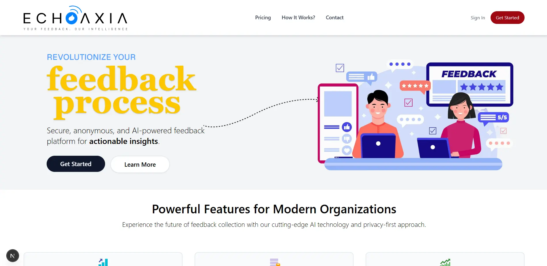 Echoaxia - Anonymous Feedback SaaS