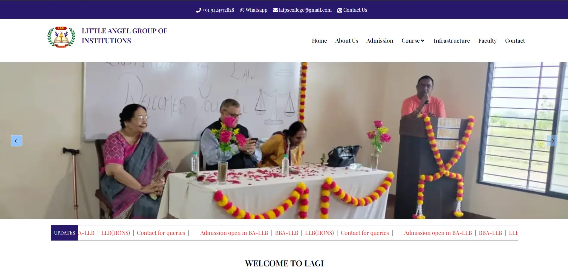 LAIPS College Website